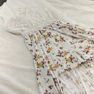No Boundaries Floral Romper